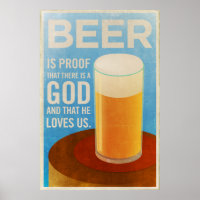 Affiche de bière