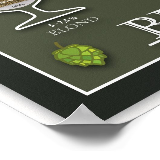 Affiche de bière (Coin)