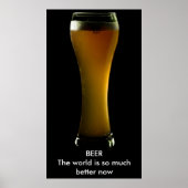 Affiche de bière avec texte (Devant)