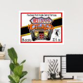 affiche de bière de canne à eau chaude (Bureau à domicile)