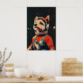 Affiche de Biewer Terrier astronaute, Biewer Terri (Cuisine)