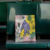 Affiche de Bigfoot qui marche - Art mural