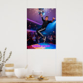 AFFICHE DE BILLE EN DISCO - FABIAN STARR (Cuisine)