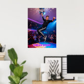 AFFICHE DE BILLE EN DISCO - FABIAN STARR (Bureau à domicile)