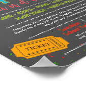 Affiche de billet de tombola éditable pour collect (Coin)