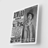 Affiche de Billy The Kid Horloge murale (Angle)