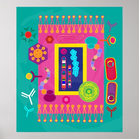 Affiche de biologie cellulaire (Devant)