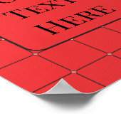 Affiche de Blocs Rouges (Coin)