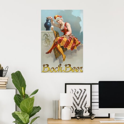 Affiche de Bock Beer (Bureau à domicile)