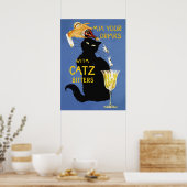 Affiche de boisson vintage Catz Bitters (Cuisine)