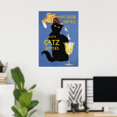 Affiche de boisson vintage Catz Bitters (Bureau à domicile)