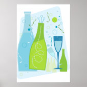 Affiche de boissons de célébration (Devant)