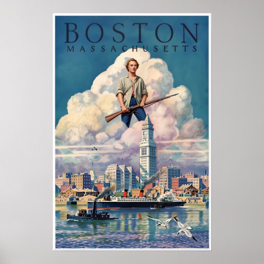 affiche de Boston Minuteman (Devant)
