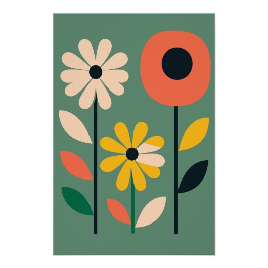 Affiche de Botanical Flower - no 6 (Devant)