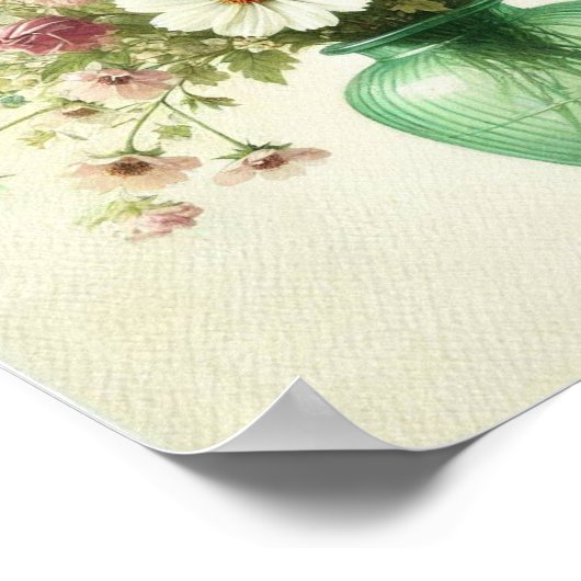 affiche de bouquet de fleurs (Coin)
