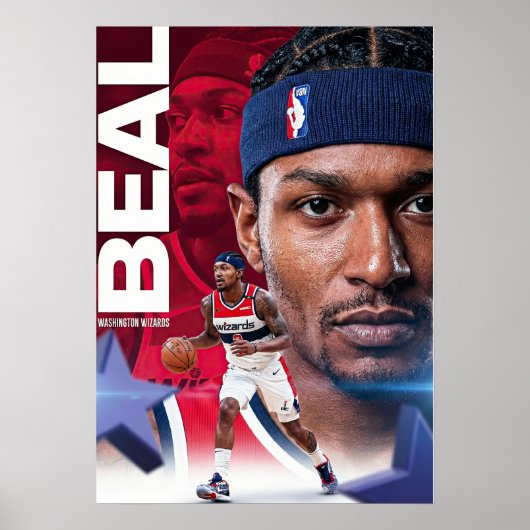 Affiche de Bradley Beal | Washington Wizards All-S (Devant)