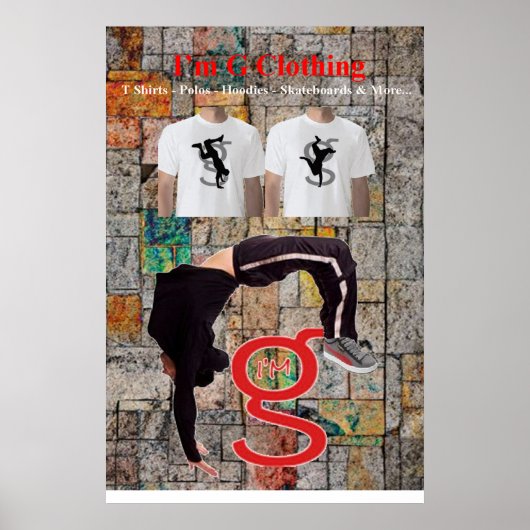 Affiche de breakdance de I'm G Clothing (Devant)
