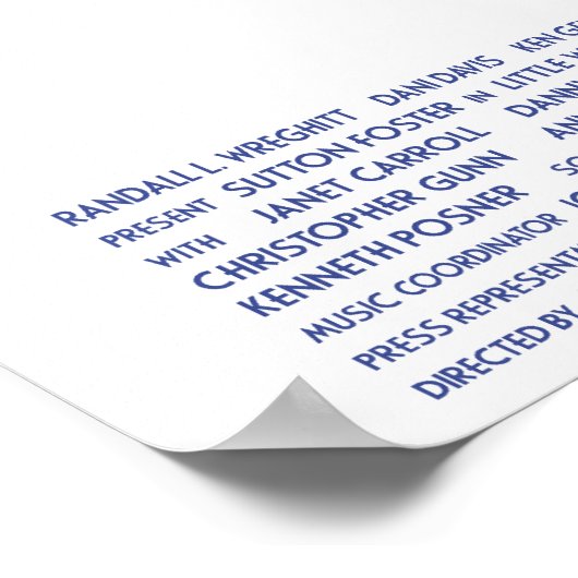 Affiche de Broadway "Petites Femmes" (Coin)