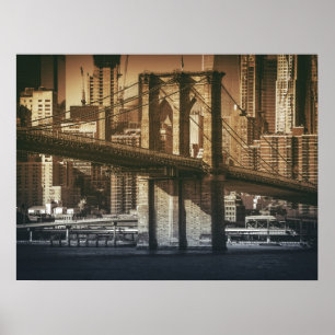 Affiche "De Brooklyn à Manhattan"