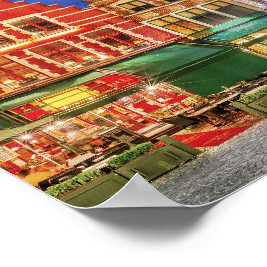 Affiche de Bruges avec Grote Markt (Coin)