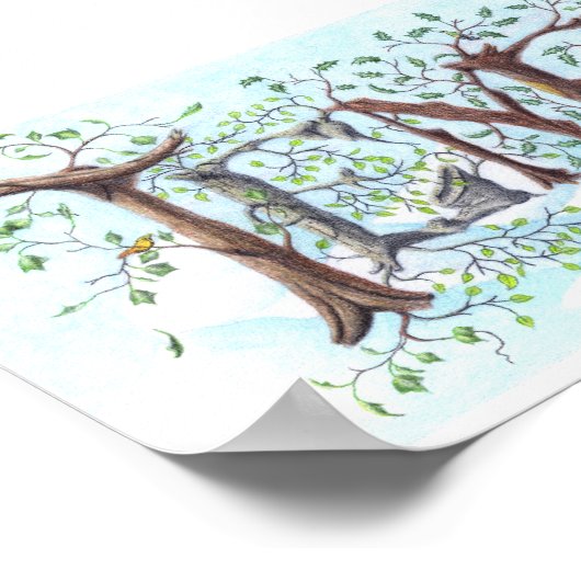 Affiche de bruit de tempête (Coin)