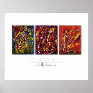 Affiche de bruit du craquement   de la rupture  