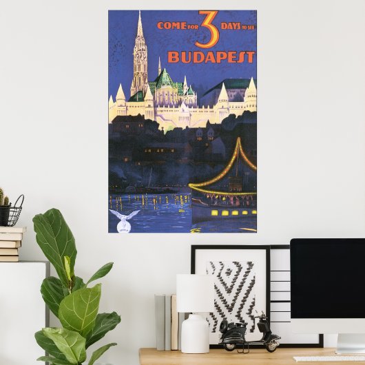Affiche de Budapest (Bureau à domicile)
