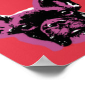 Affiche de bulldog en France (Coin)