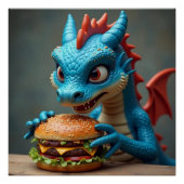 Affiche de Burger de Jake Dragon (Devant)