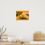Affiche de Burger de Restaurant de Fast Food - Dél (Cuisine)