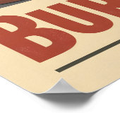 Affiche de Burger Rétro – Décoration Murale de Nou (Coin)