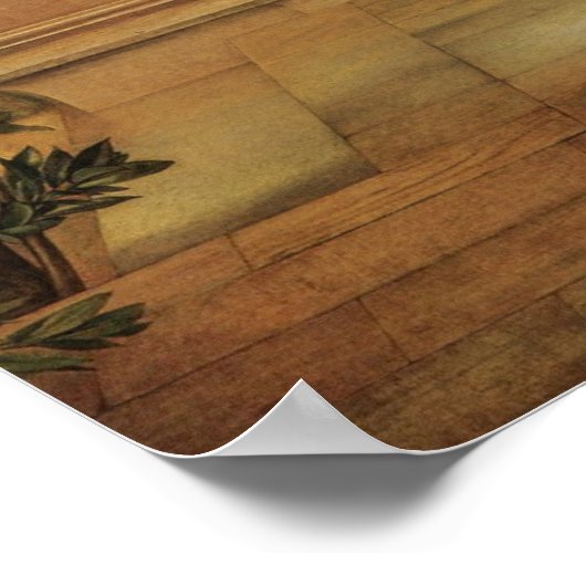 Affiche de Burne-Jones CC0433 Ange Poster (Coin)