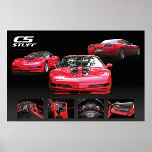 Affiche de C5 corvette