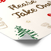 Affiche de cadeau de fête de fiançailles de Noël (Coin)