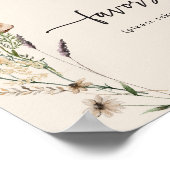 Affiche de cadeaux Boho Wildflowers (Coin)
