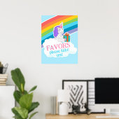 Affiche de cadeaux licorne mignonne pour anniversa (Bureau à domicile)