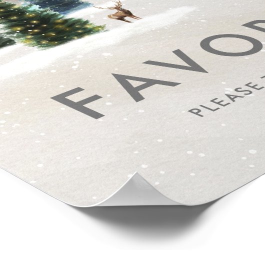 Affiche de cadeaux pour une fête de fiançailles en (Coin)