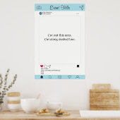 Affiche de cadre de accessoires de Photomaton Conc (Cuisine)