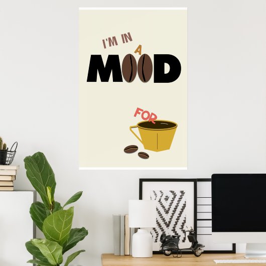 Affiche de café (Bureau à domicile)