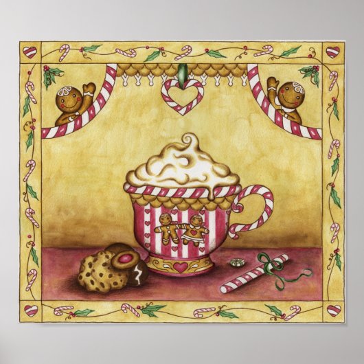 Affiche de café au pain d'épice (Devant)