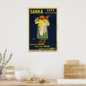Affiche de café Sanka Vintage 1929 (Cuisine)
