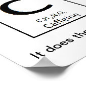 Affiche de caféine (Coin)