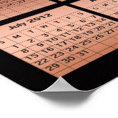 Affiche de calendrier 2012 de fée gothique vampire (Coin)