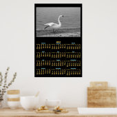 Affiche de calendrier 2012 du cygne dansant (Cuisine)