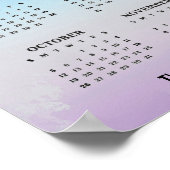 Affiche de calendrier 2025 de conception de joggin (Coin)