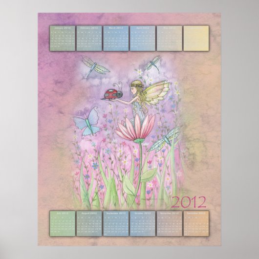 Affiche de calendrier annuel Fariy 2012 (Devant)