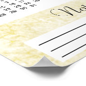 Affiche de calendrier couleur crème 2018 (Coin)