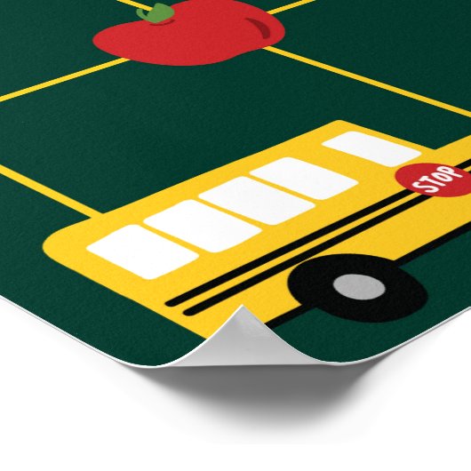 Affiche de calendrier de classe pour enseignant de (Coin)