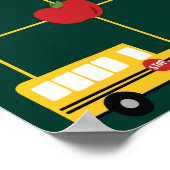 Affiche de calendrier de classeur de professeur de (Coin)