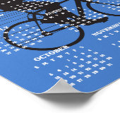 Affiche de calendrier de conception de cyclisme 20 (Coin)